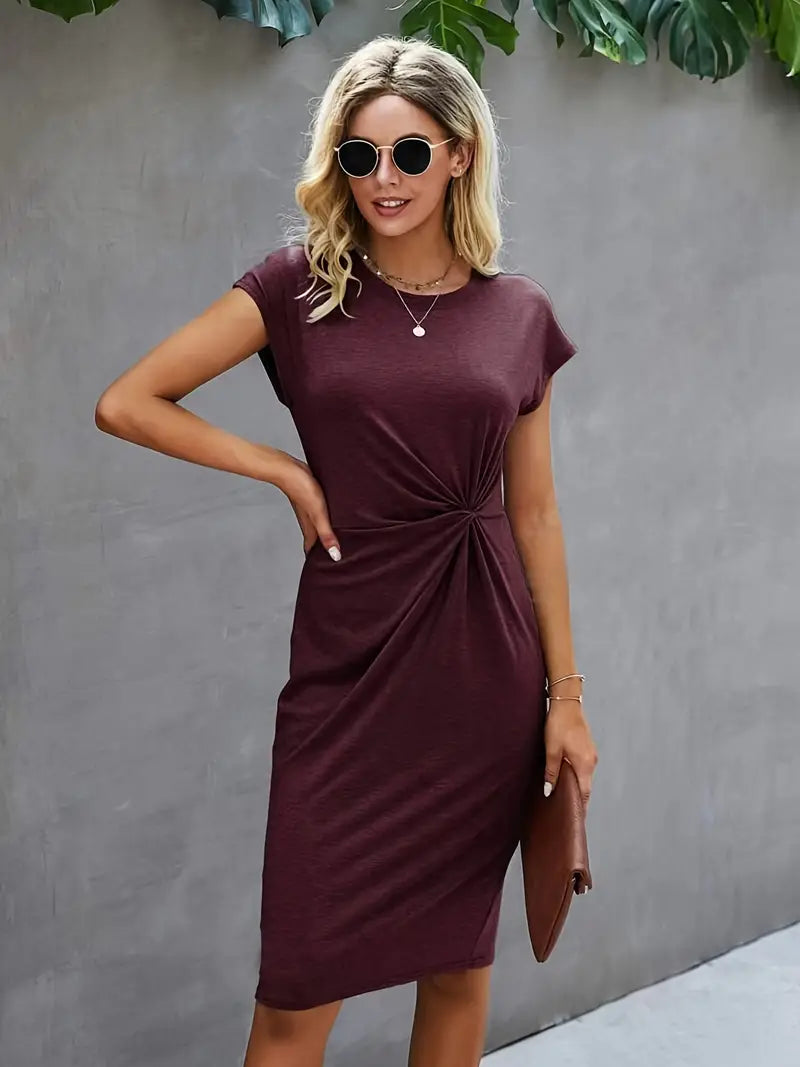 Sophia | Women's Elegant Dress | Ruched Design Dress