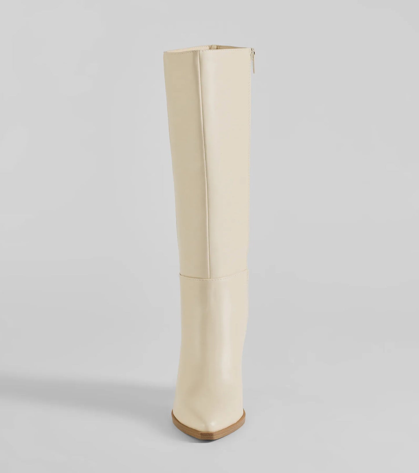 Zavanova Under-The-Knee Faux Leather Boots