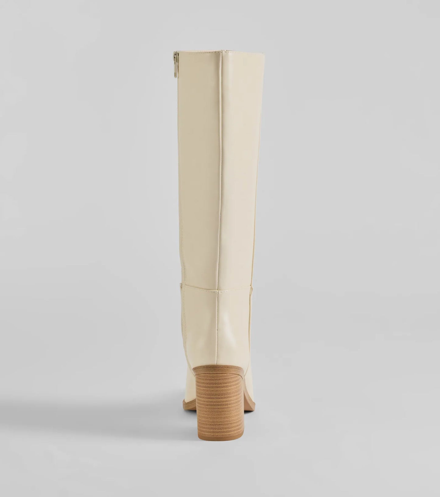 Zavanova Under-The-Knee Faux Leather Boots