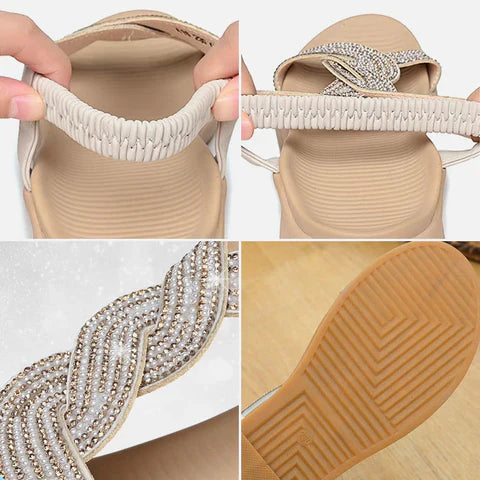 Zavanova - Orthopedic Anti-Slip Glitter Sandals