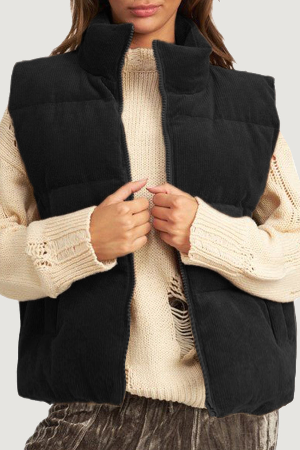 Sophia - Cozy Quilted Puffer Vest