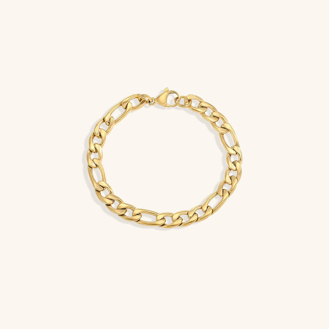 Sophia | Women's Elegant Bracelet | Elegant Link Bracelet featuring interlocking links for a refined and graceful design, perfect for elevating any outfit.