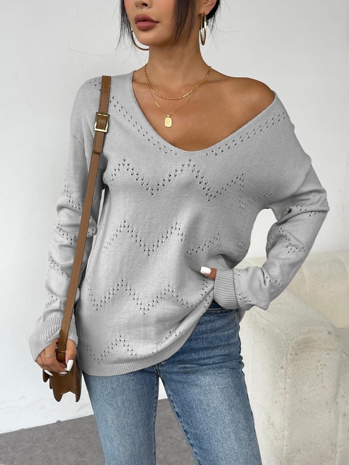 GlamourWeave Women's Long Sleeve Shirt