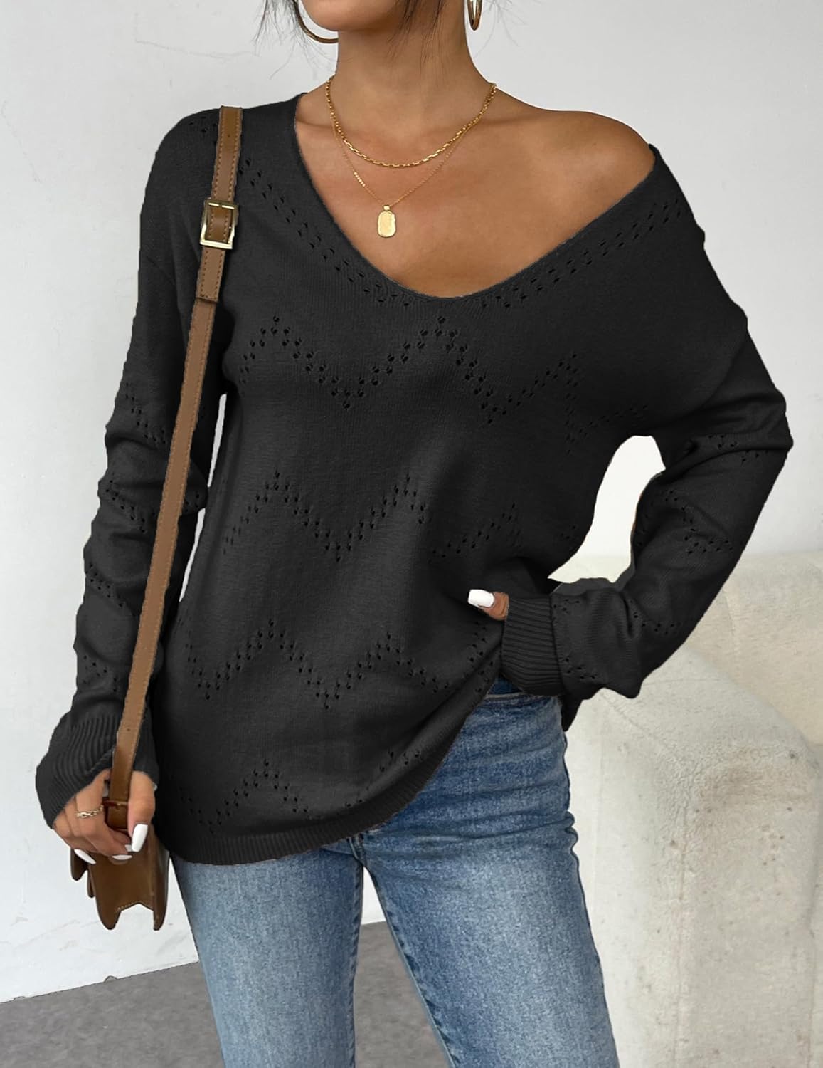 GlamourWeave Women's Long Sleeve Shirt