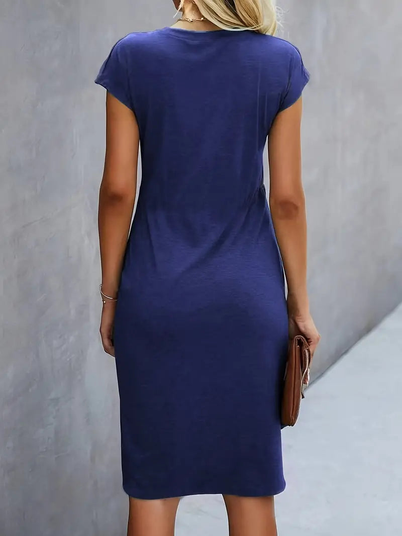 Sophia | Women's Elegant Dress | Ruched Design Dress