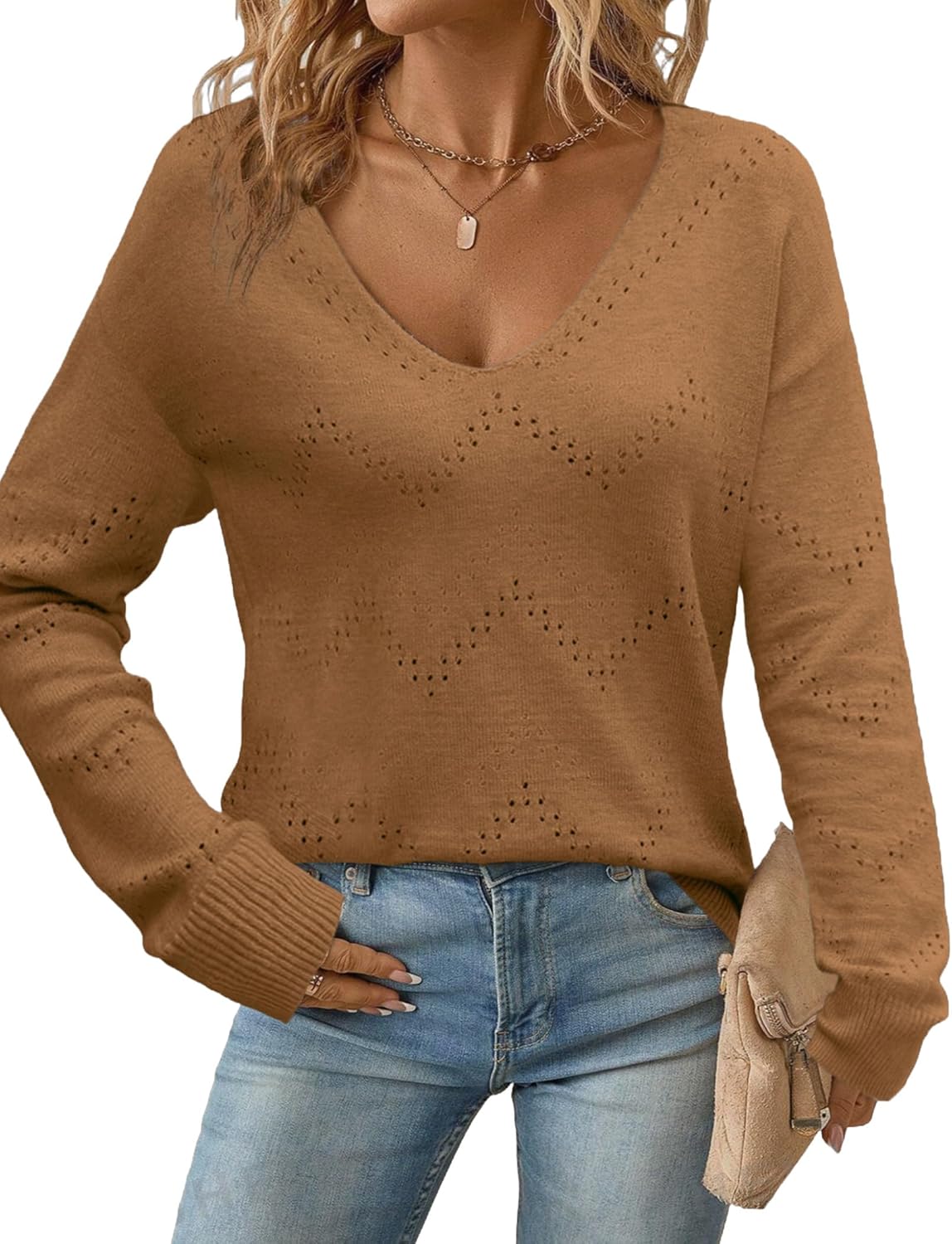 GlamourWeave Women's Long Sleeve Shirt