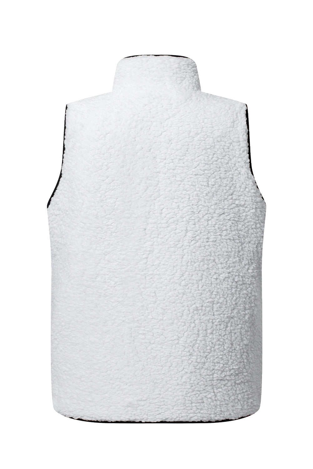 Cozy Sherpa-Lined Sleeveless Vest