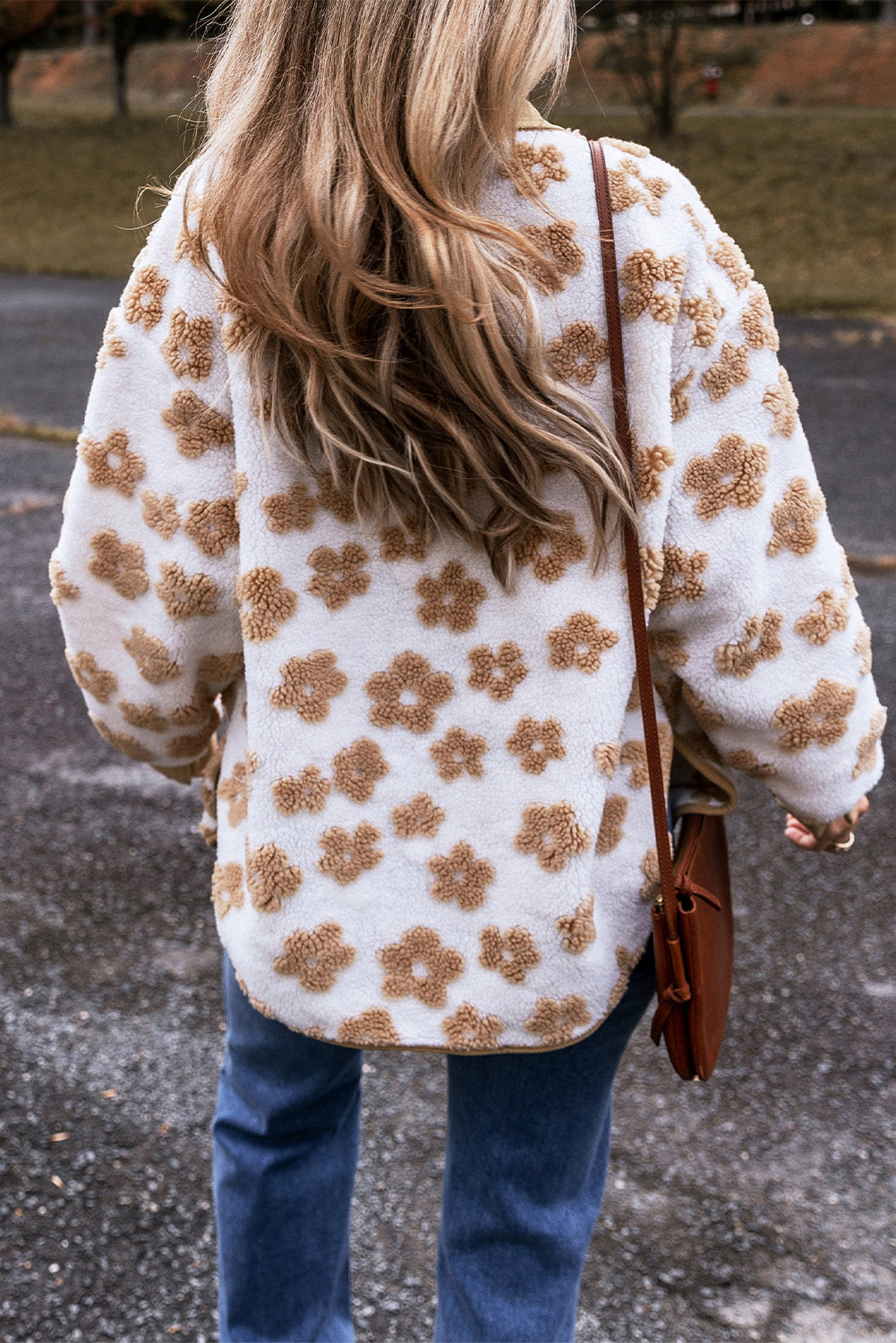 Fleece - Lined Button Up Teddy Jacket