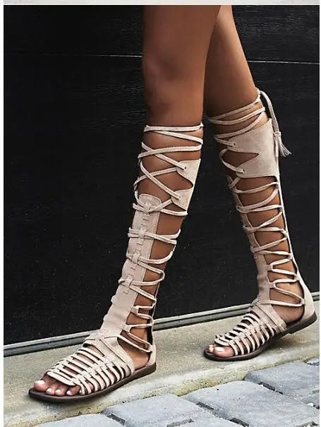 Zavanova Luxe Gladiator Boots
