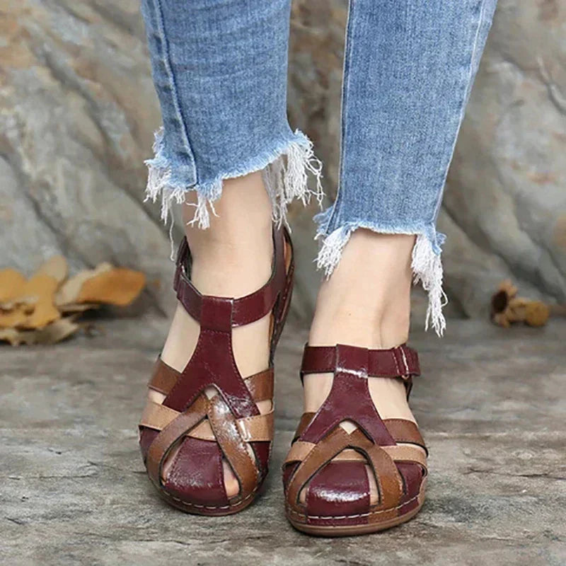 Zavanova - Orthopedic Comfort Wedge Sandals