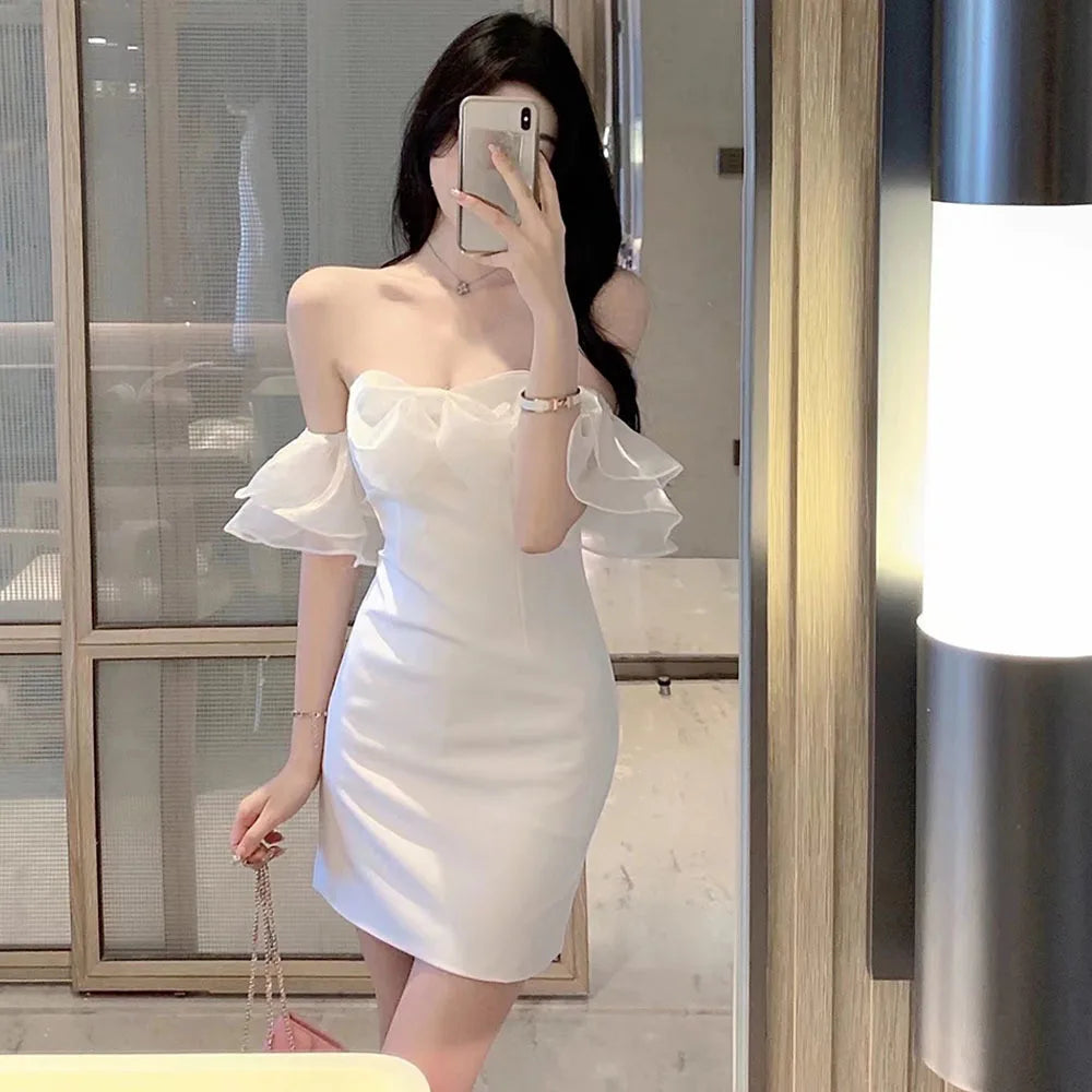 Elysian Charm Summer Mini Dress