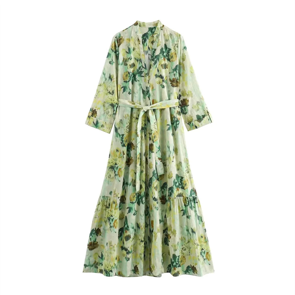 ChicEssence V-neck Midi Dress
