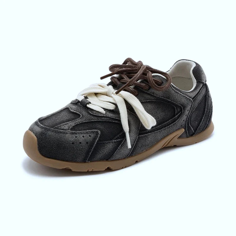 Women’s Genuine Leather Retro Sneakers