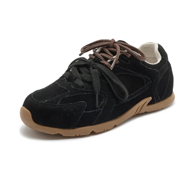 Women’s Genuine Leather Retro Sneakers