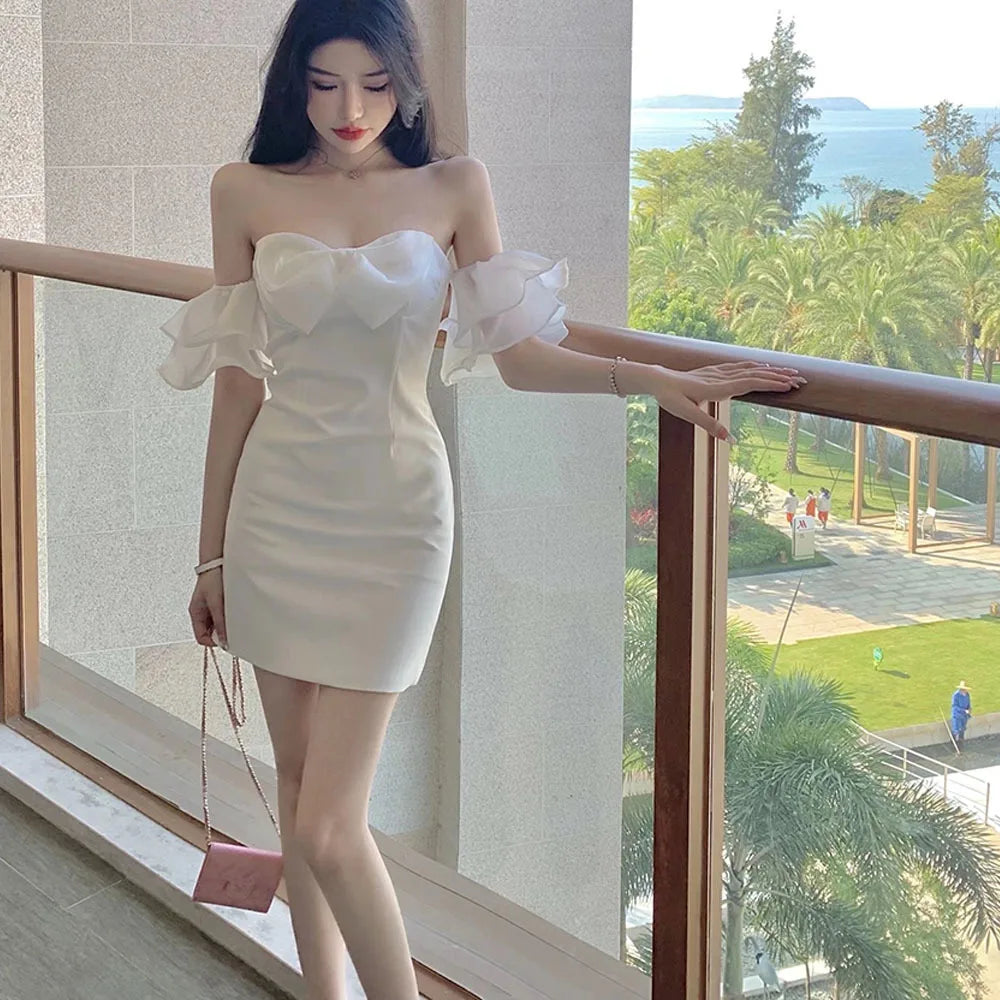 Elysian Charm Summer Mini Dress