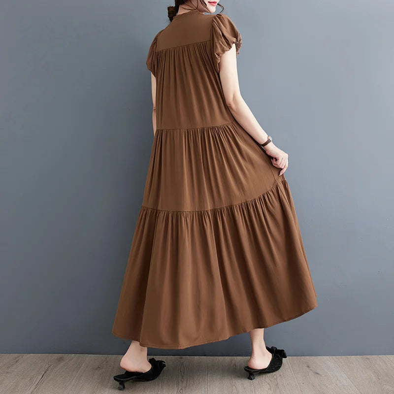 Elegant Charm Summer Vintage Dress