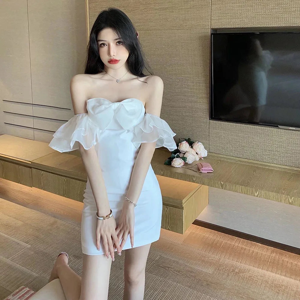 Elysian Charm Summer Mini Dress