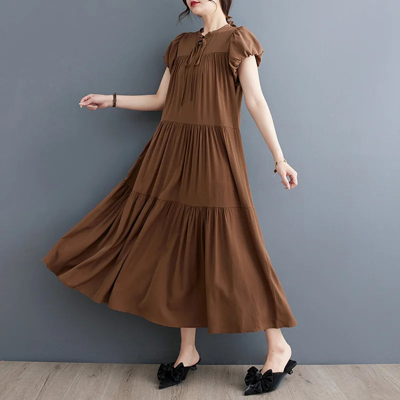Elegant Charm Summer Vintage Dress