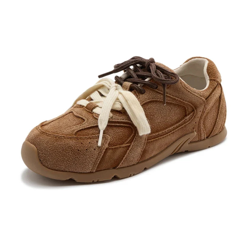 Women’s Genuine Leather Retro Sneakers