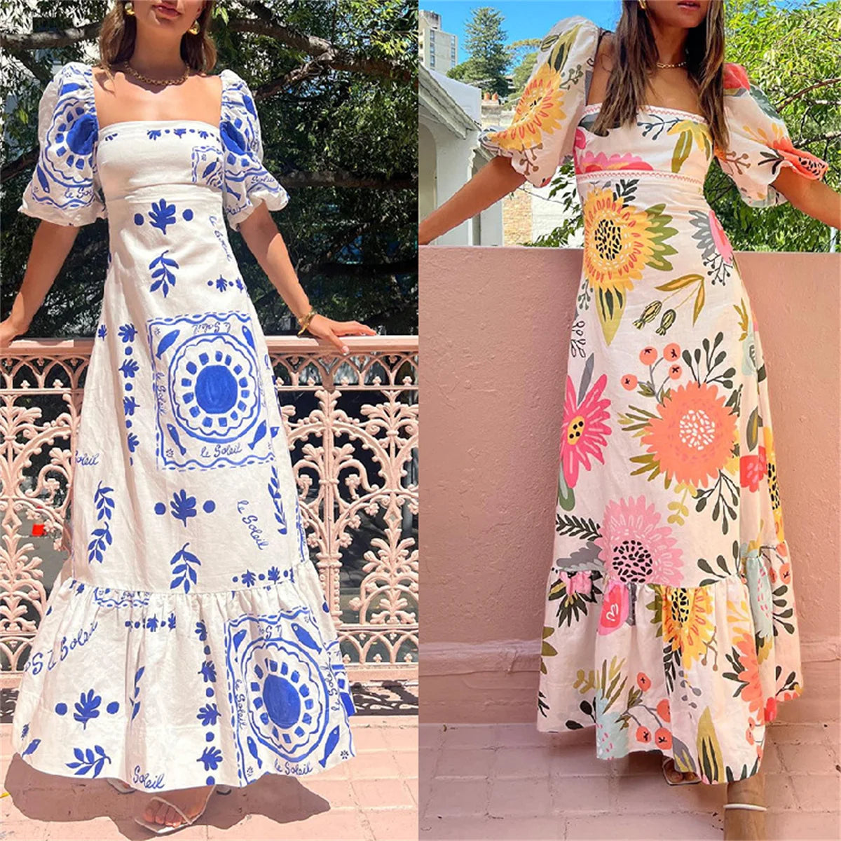 Radiant Chic Elegant Maxi Dress