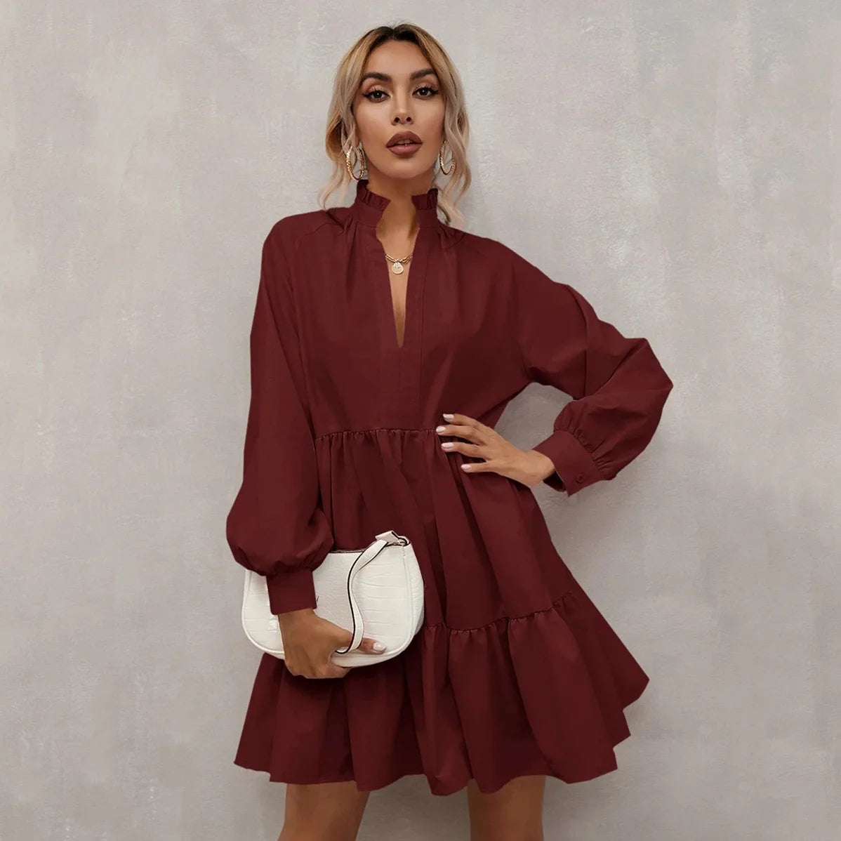 LunaGrace Pleated Dress