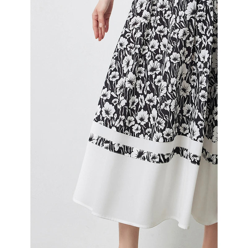 FloralDreams Summer New Floral Printed Skirt