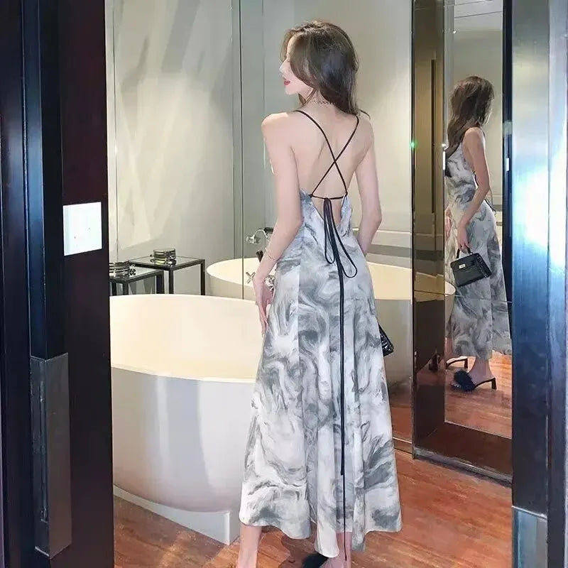 Opulent Grace High-Waist Tank Dress