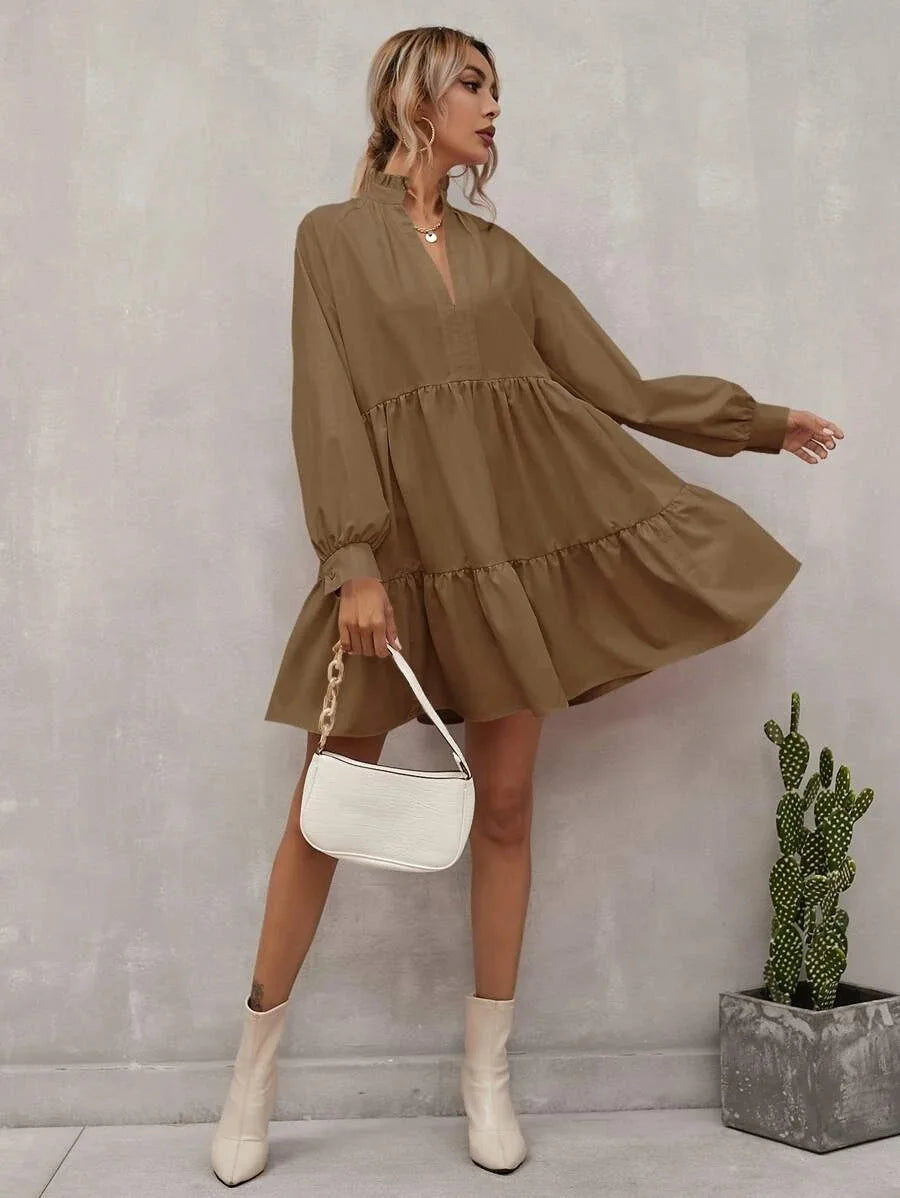 LunaGrace Pleated Dress