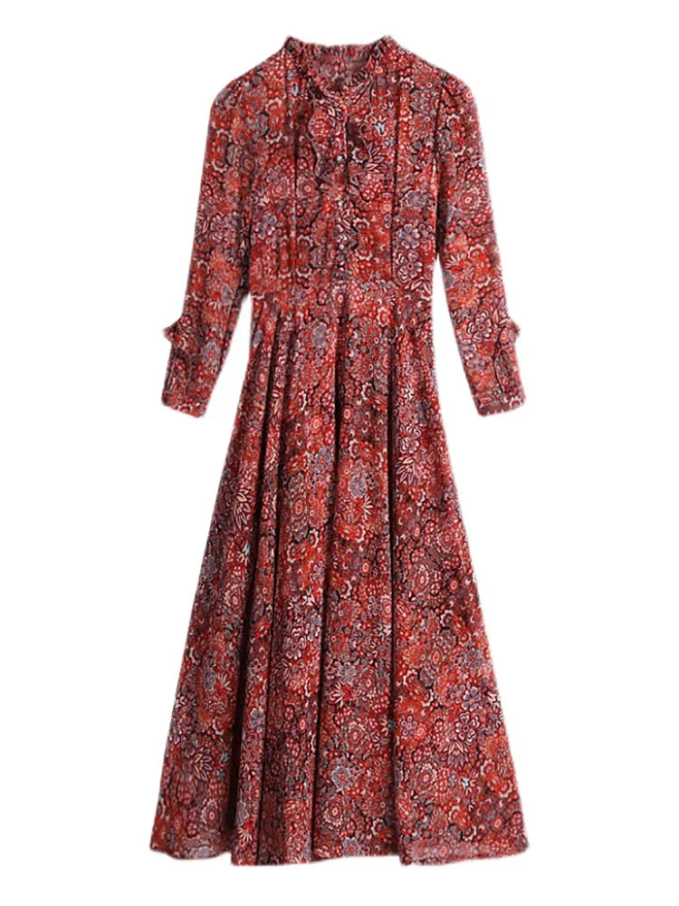 Long Sleeve Party Dress by LuxeGlam