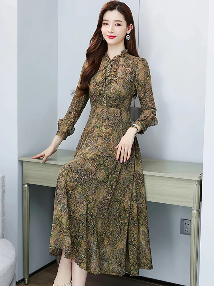 Long Sleeve Party Dress by LuxeGlam