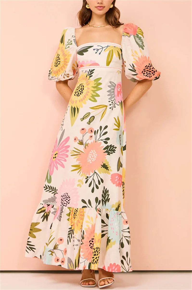 Radiant Chic Elegant Maxi Dress