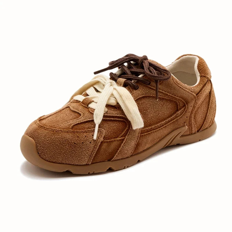 Women’s Genuine Leather Retro Sneakers