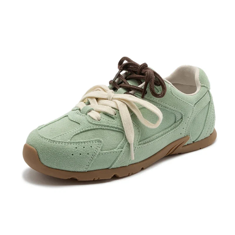 Women’s Genuine Leather Retro Sneakers