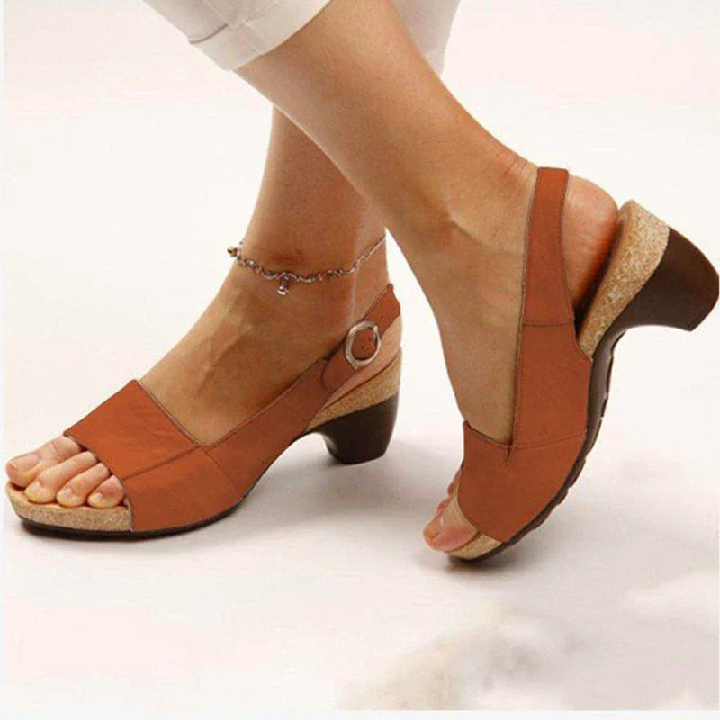 Zavanova - Orthopedic Peep Toe Sandals