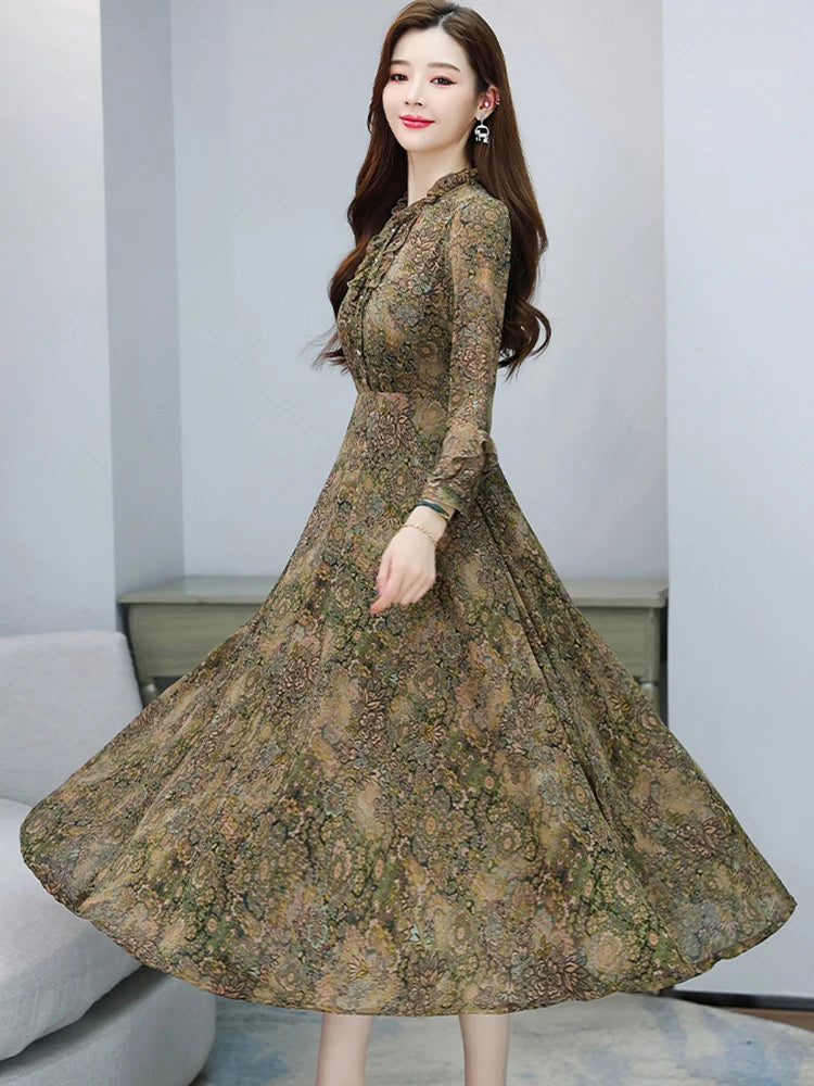 Long Sleeve Party Dress by LuxeGlam