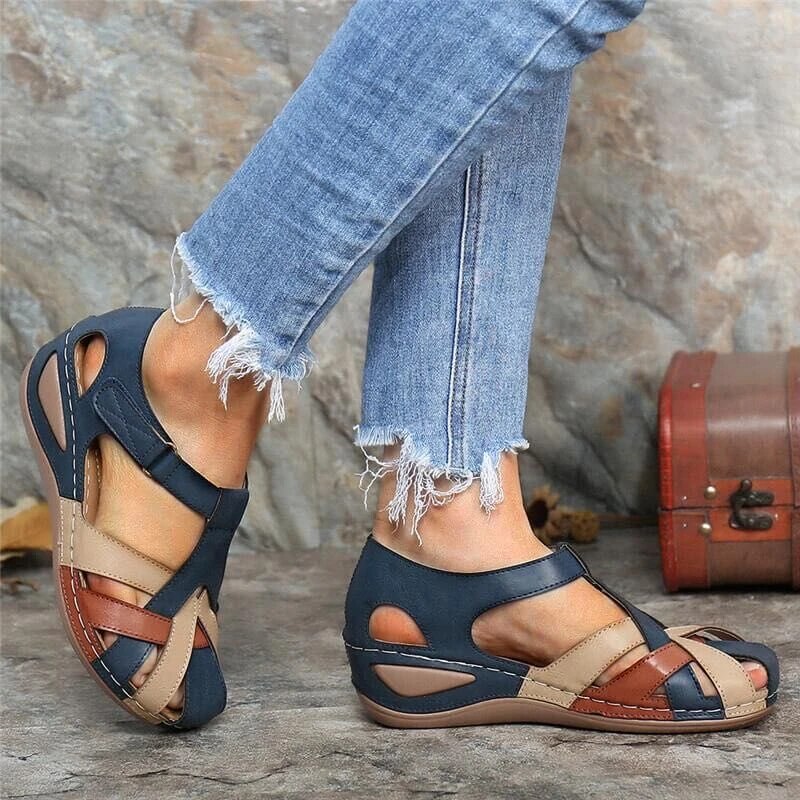 Zavanova - Orthopedic Comfort Wedge Sandals