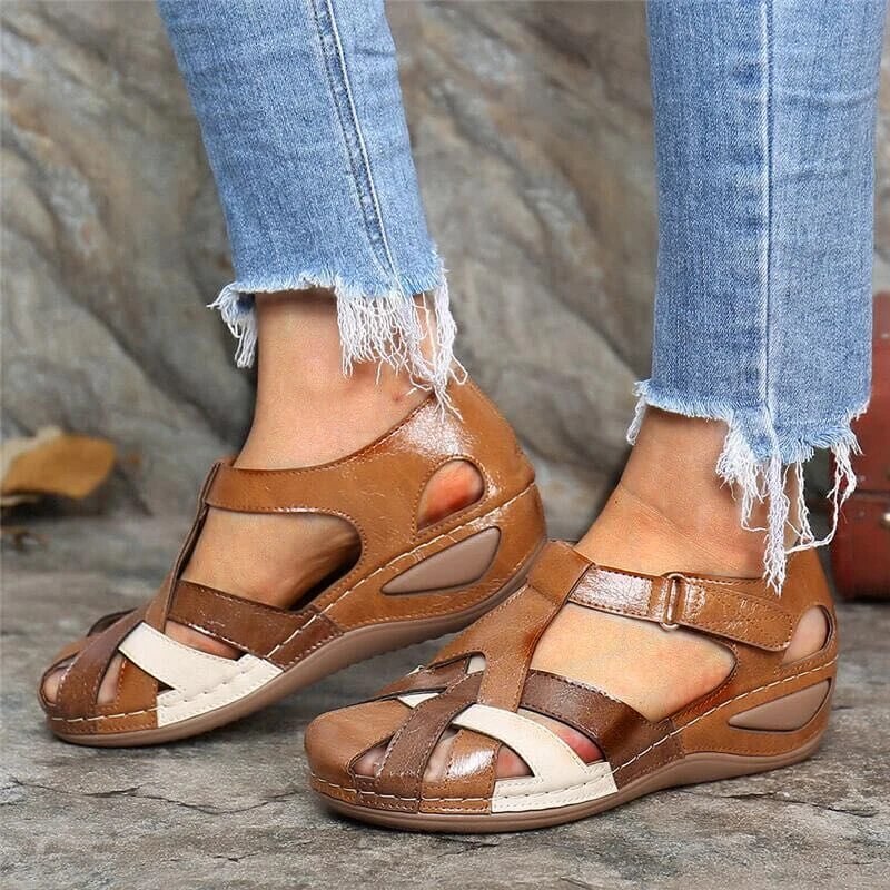 Zavanova - Orthopedic Comfort Wedge Sandals