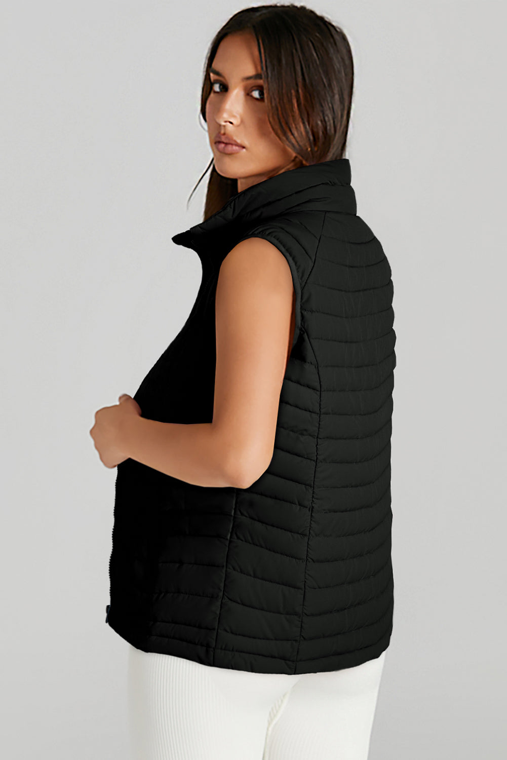 Ruby - Lightweight Puffer Vest with Fleece Lining