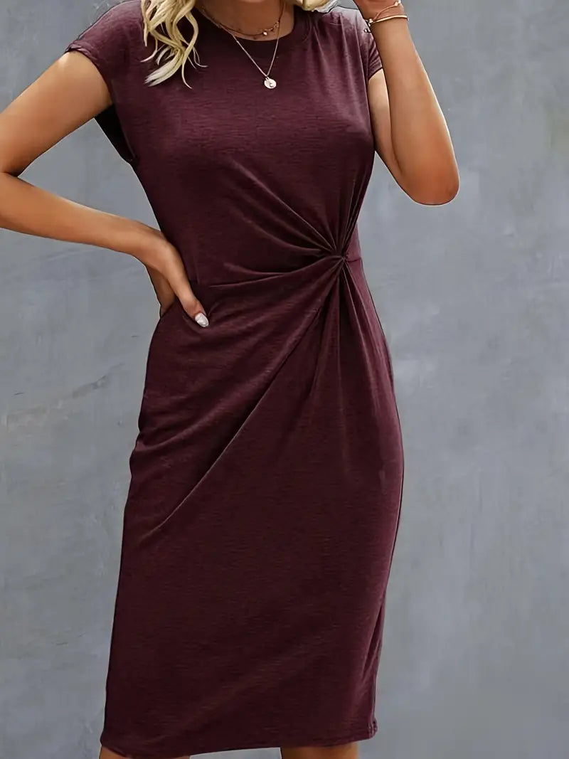 Sophia | Women's Elegant Dress | Ruched Design Dress