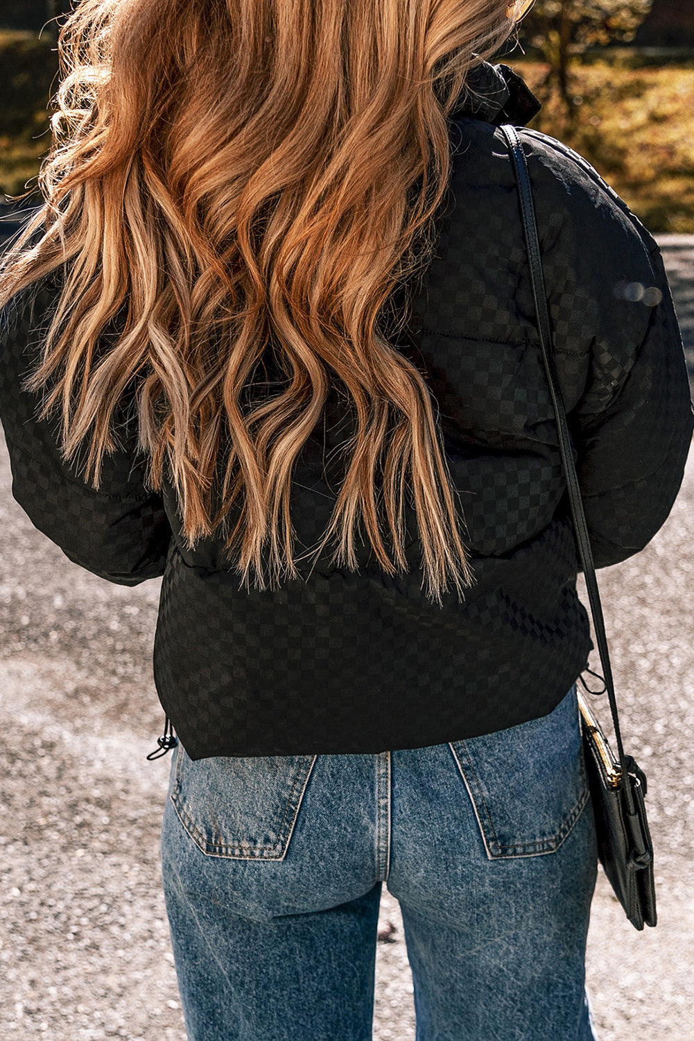 Checkered Puffer Jacket