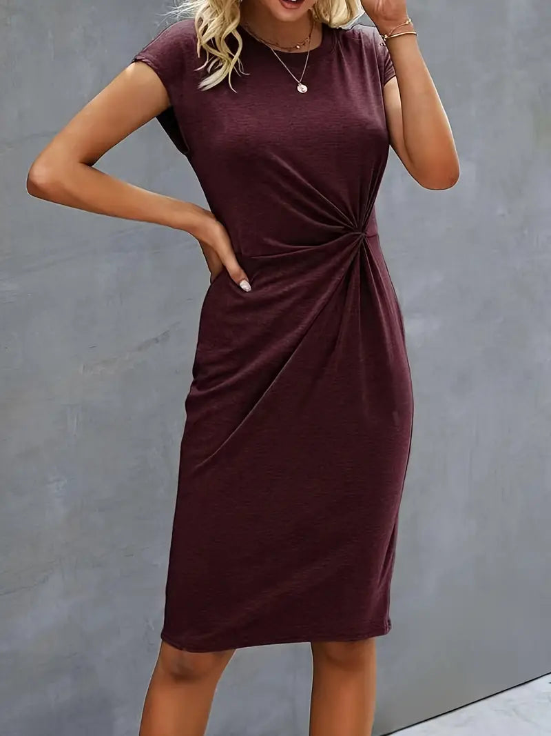 Sophia | Women's Elegant Dress | Ruched Design Dress