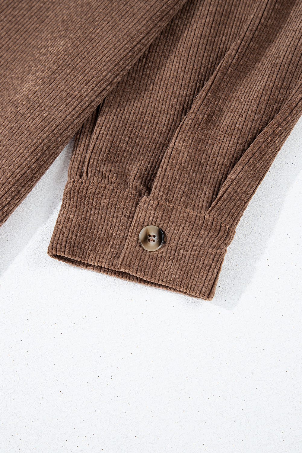 Casual Waffle - Knit Button Up Shacket