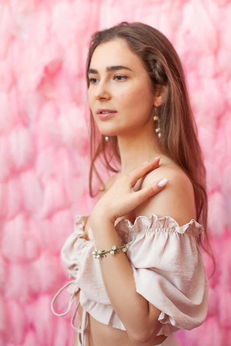 Delicate and elegant Jasmine | Women's Floral Bracelet | Elegant Design Bracelet, featuring intricate floral details perfect for adding a graceful touch to any outfit.