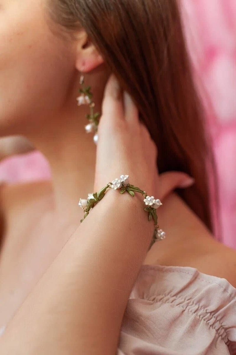 Delicate and elegant Jasmine | Women's Floral Bracelet | Elegant Design Bracelet, featuring intricate floral details perfect for adding a graceful touch to any outfit.