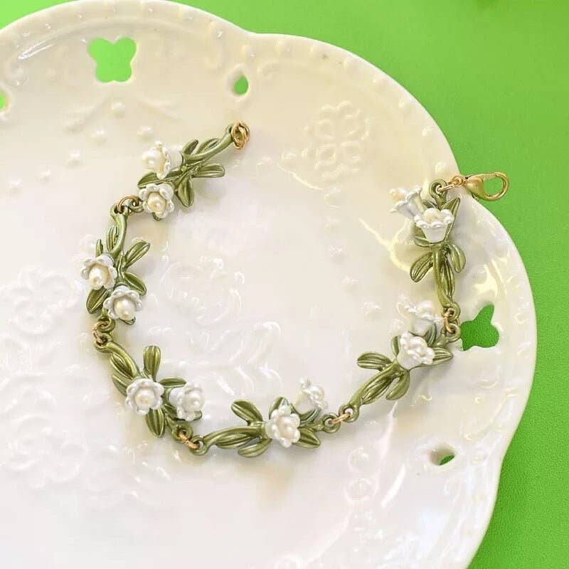 Delicate and elegant Jasmine | Women's Floral Bracelet | Elegant Design Bracelet, featuring intricate floral details perfect for adding a graceful touch to any outfit.