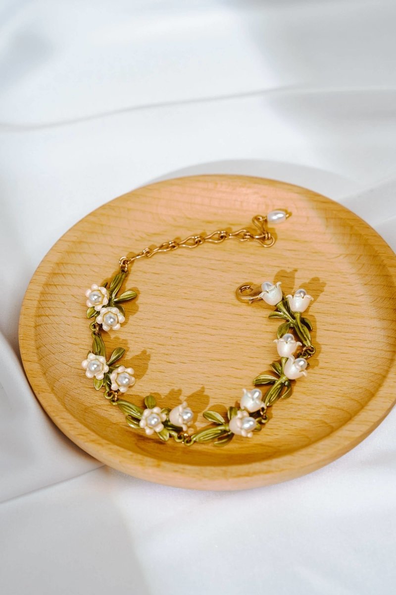 Delicate and elegant Jasmine | Women's Floral Bracelet | Elegant Design Bracelet, featuring intricate floral details perfect for adding a graceful touch to any outfit.