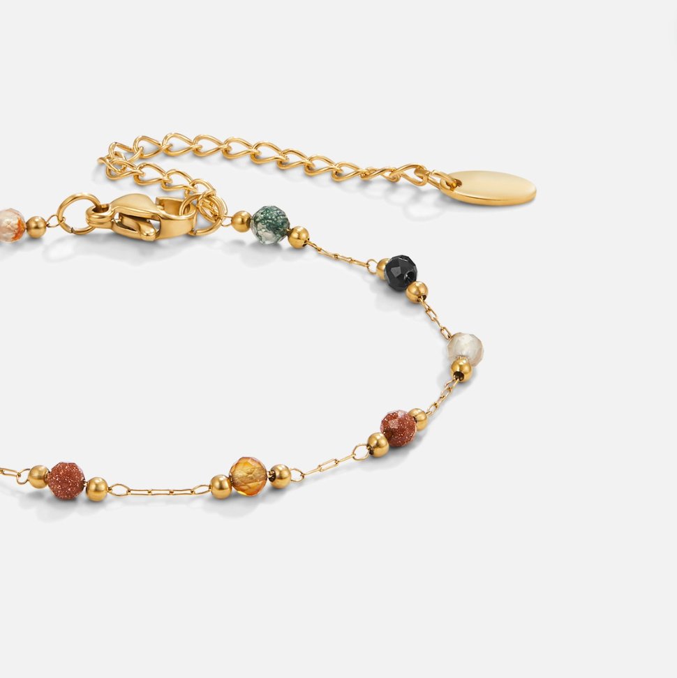 Close-up of the Chloe Women's Statement Bracelet showcasing its bold and striking design with intricate details. A perfect accessory for making a statement and elevating any outfit.