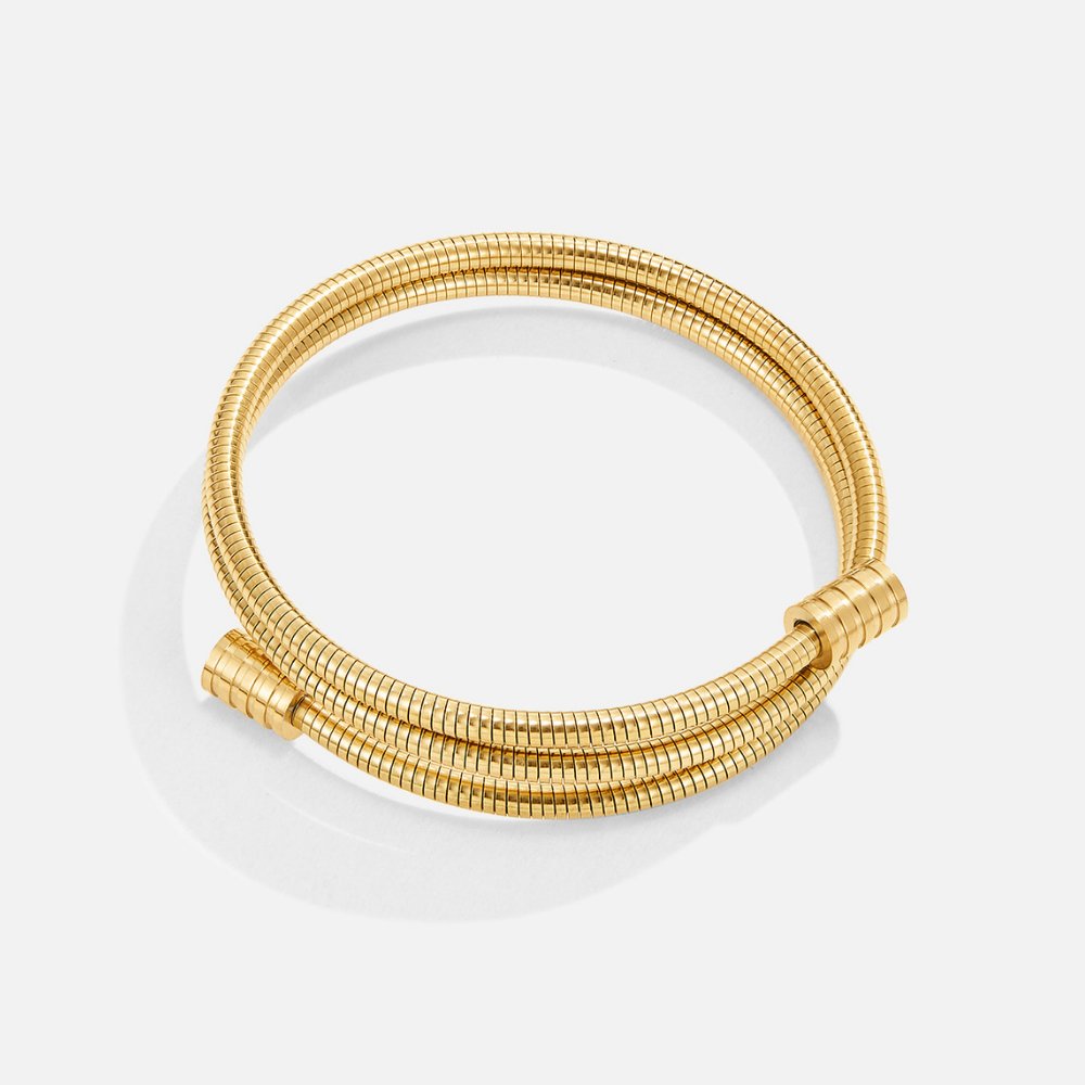 Close-up of the Ava Women's Adjustable Bracelet, showcasing its chic and modern design with a sleek, adjustable band. A versatile accessory perfect for adding elegance to any outfit.