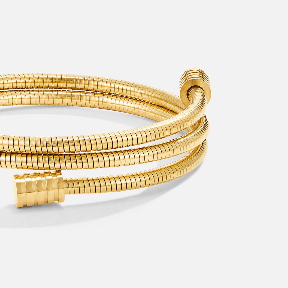 Close-up of the Ava Women's Adjustable Bracelet, showcasing its chic and modern design with a sleek, adjustable band. A versatile accessory perfect for adding elegance to any outfit.