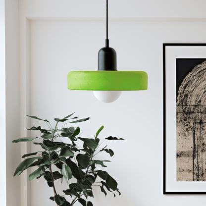 Bauhaus Colored Glass Pendant Lamp - Modern Designer Lighting for Stylish Homes